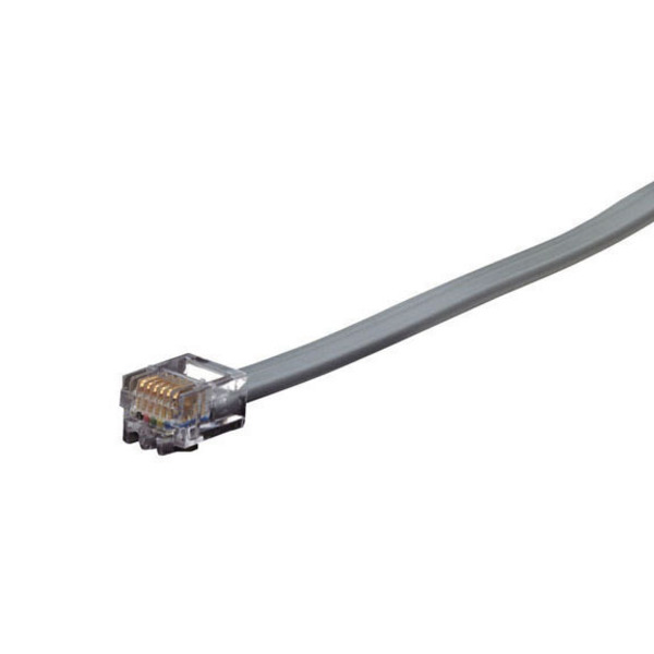 Black Box Rj-11 Modular Cable, 6-Wire, Straight-Pi EL06MS-07